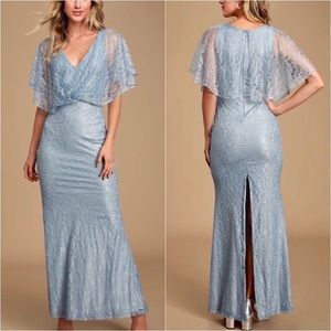 Lulu’s “Dreaming of You” Floral Lace Formal Dress